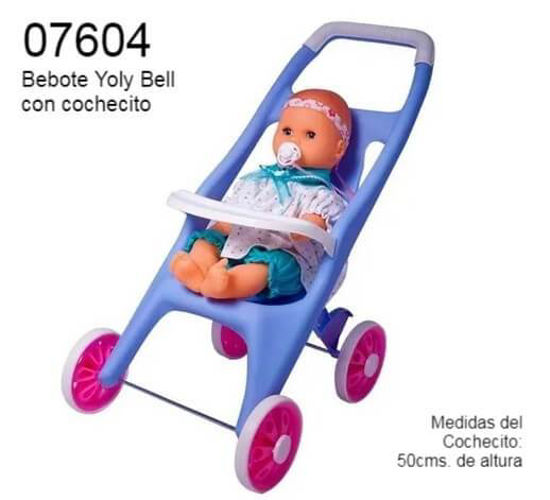 Imagen de BEBOTE YOLY BELL CON COCHECITO 12.25